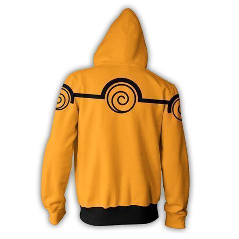Naruto Hoodie - Kyubi Mood Zip Up Hoodie CSOS621