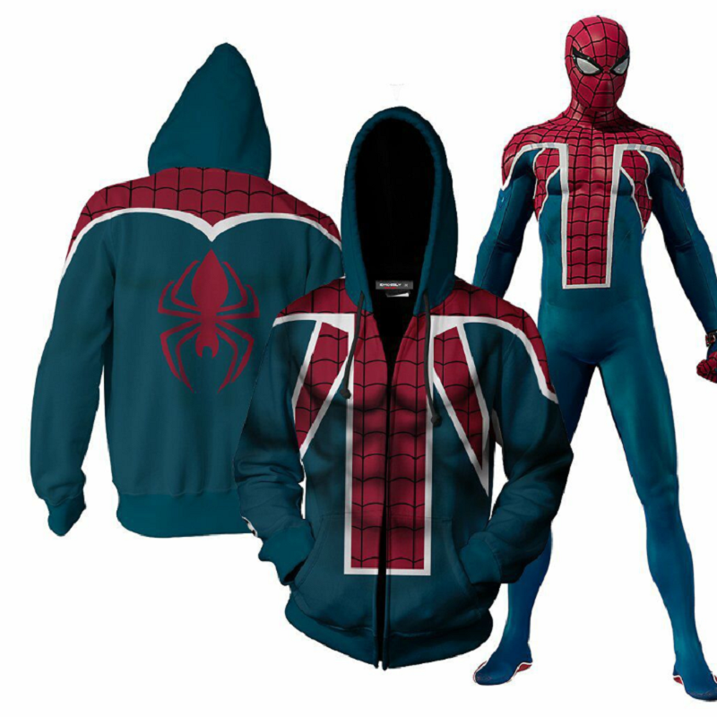 Avengers Spider-Man Hoodie - Zip Up Hoodie CSOS806