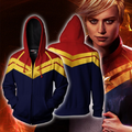 Captain Marvel Hoodie - Carol Danvers Zip Up Hoodie CSOS808