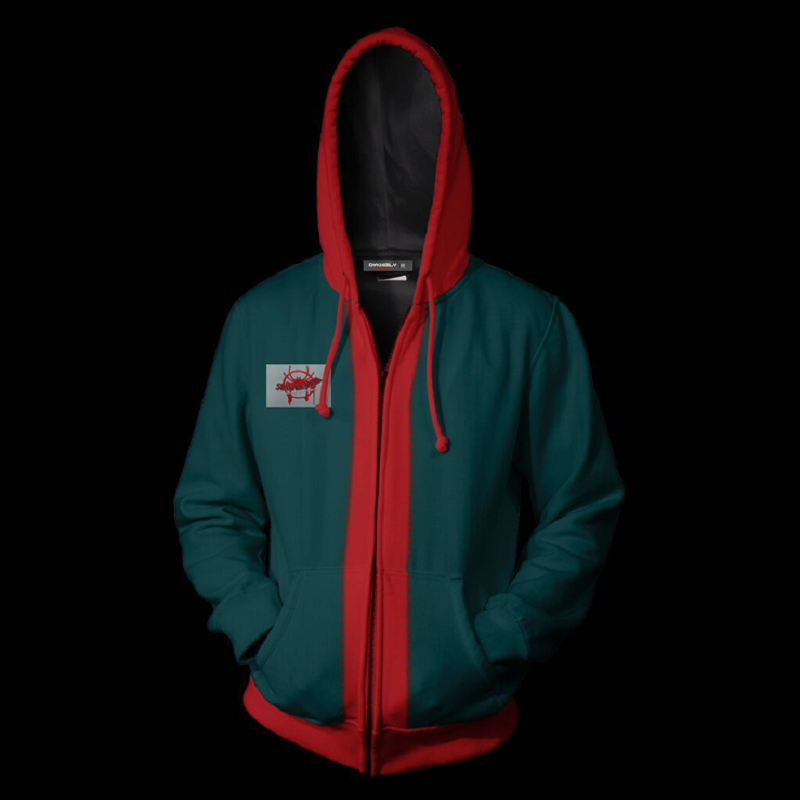 Spider-Man: Into the Spider-Verse Hoodie - Miles Morales Zip Up Hoodie CSOS812
