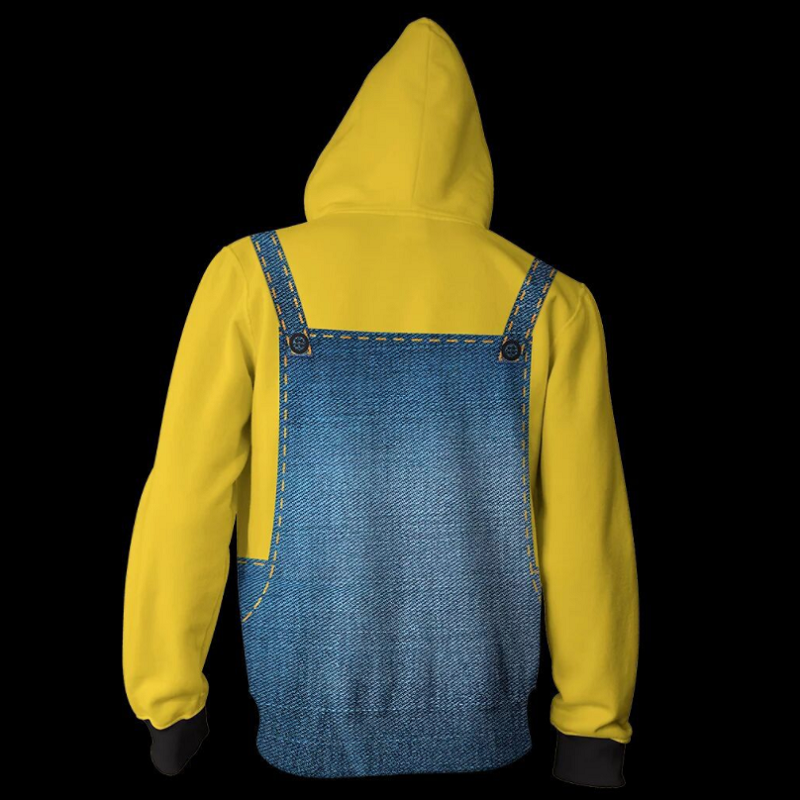 Despicable Me Hoodie - Minions Zip Up Hoodie CSOS827
