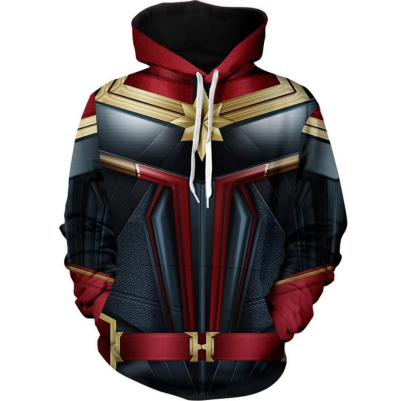 Captain Marvel Hoodie - Carol Danvers Pullover Hoodie CSOS838