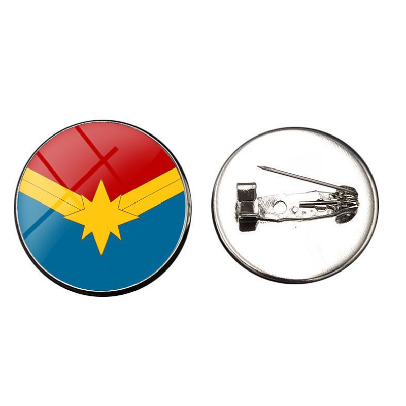 Captain Marvel Glass Gems Lapel Pin Set - 6-Pack CSOS850