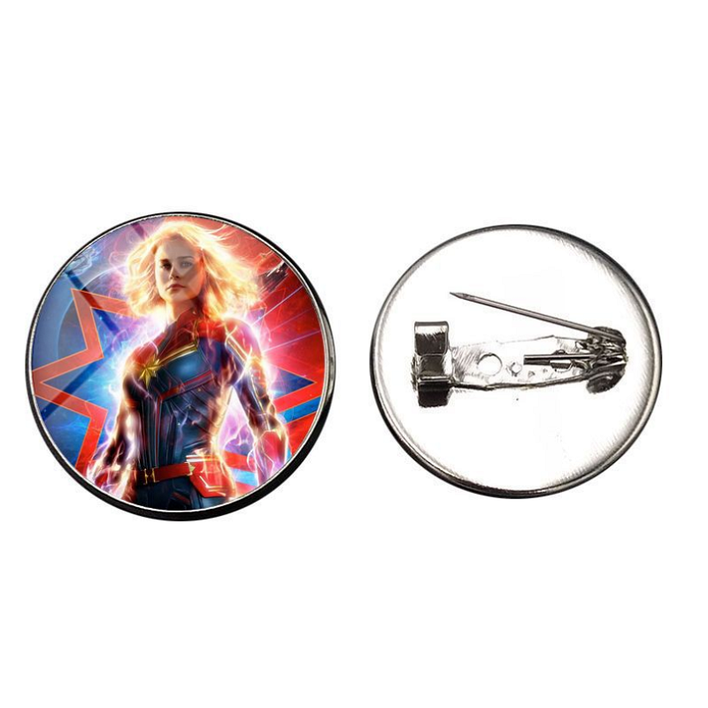Captain Marvel Glass Gems Lapel Pin Set - 6-Pack CSOS850