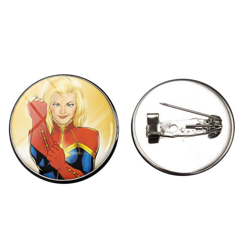 Captain Marvel Glass Gems Lapel Pin Set - 6-Pack CSOS850