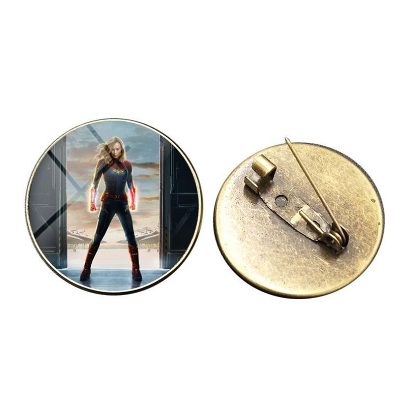 Captain Marvel Glass Gems Lapel Pin Set - 6-Pack CSOS850