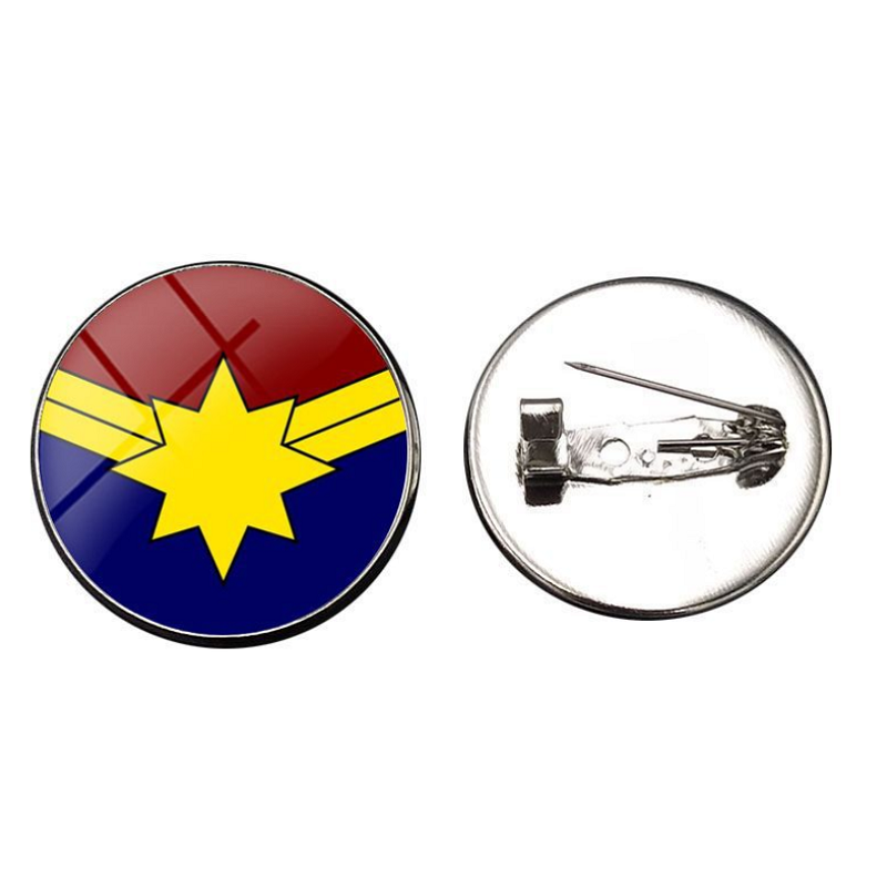 Captain Marvel Glass Gems Lapel Pin Set - 6-Pack CSOS850