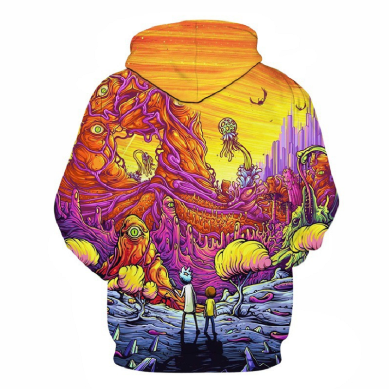 Rick and Morty Pullover Hoodie CSOS856