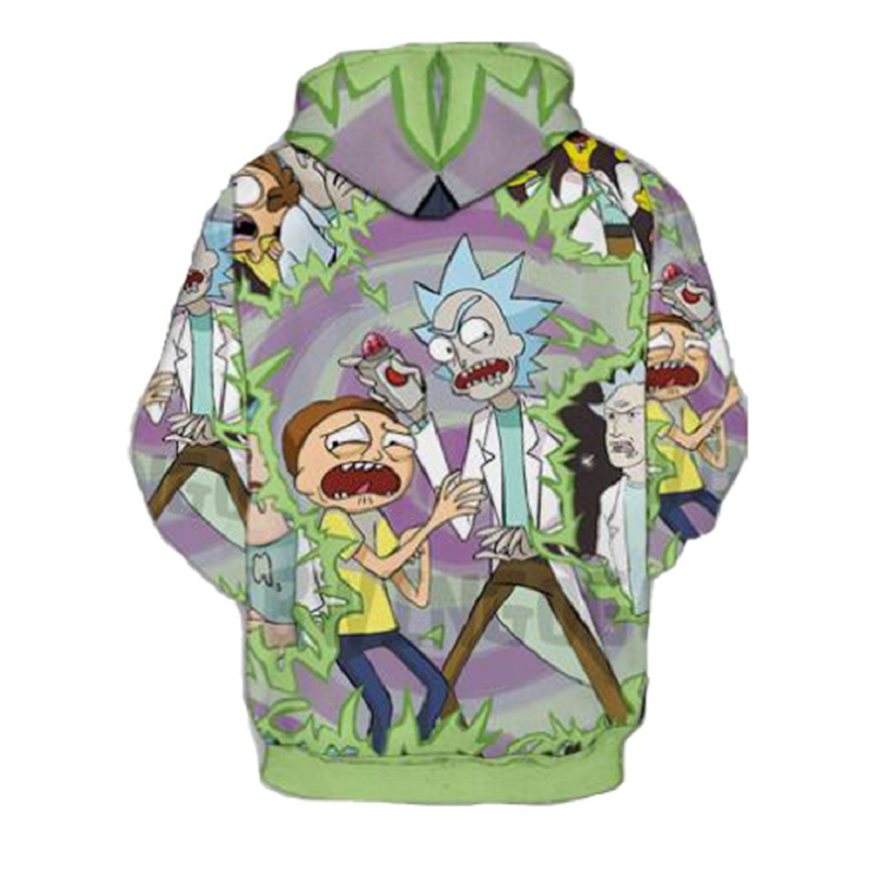 Rick and Morty Pullover Hoodie CSOS857