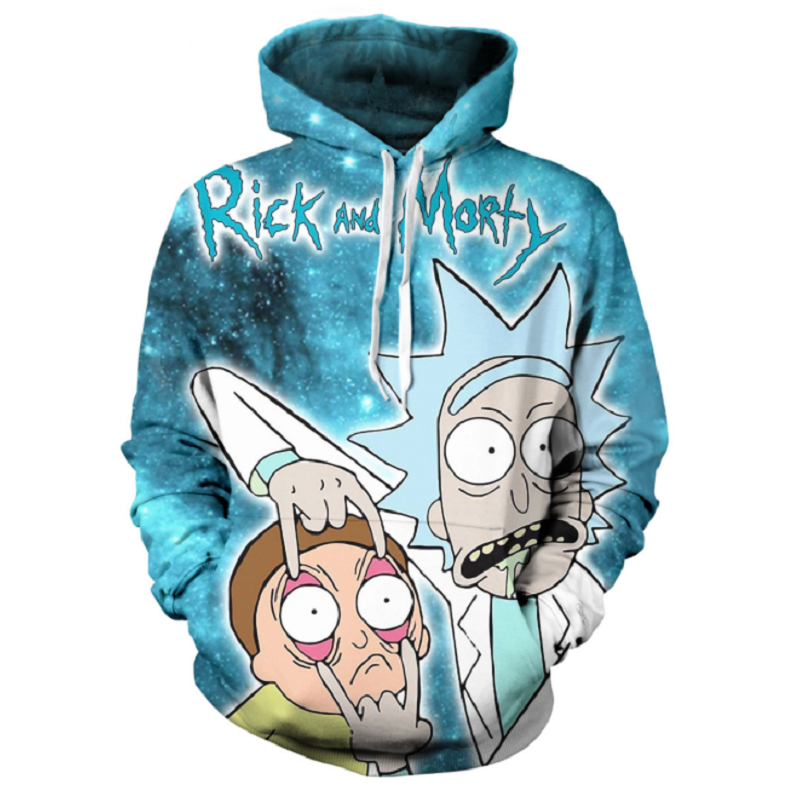 Rick and Morty Pullover Hoodie CSOS862