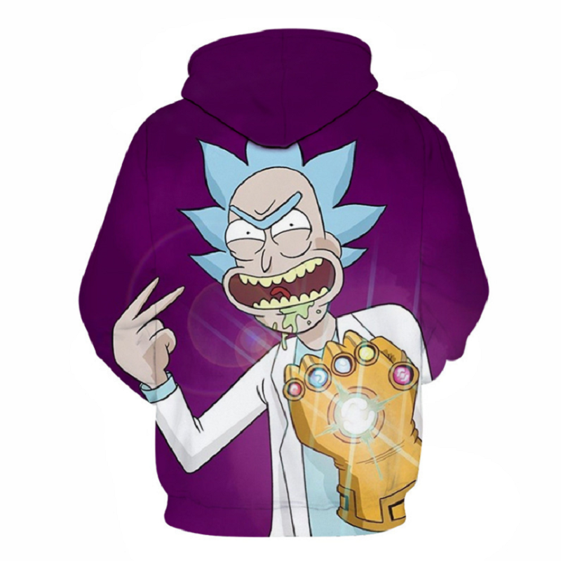 Rick and Morty Pullover Hoodie CSOS865