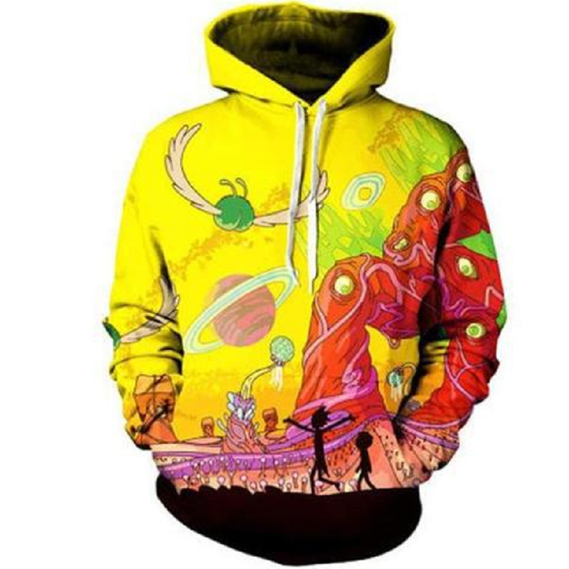 Rick and Morty Pullover Hoodie CSOS868