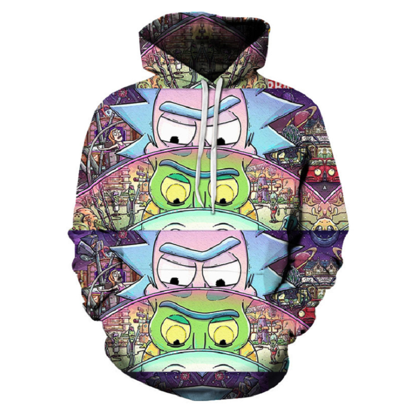 Rick and Morty Pullover Hoodie CSOS869
