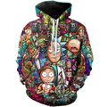 Rick and Morty Pullover Hoodie CSOS872