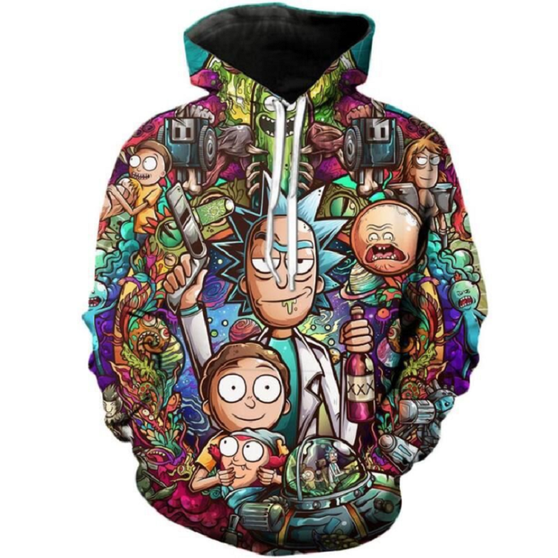 Rick and Morty Pullover Hoodie CSOS872