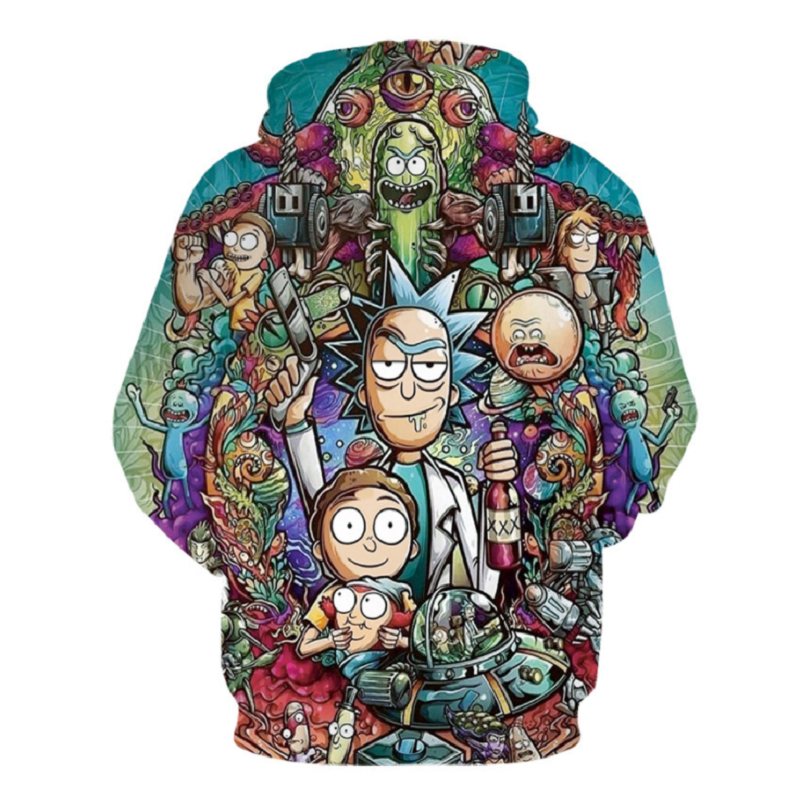 Rick and Morty Pullover Hoodie CSOS872