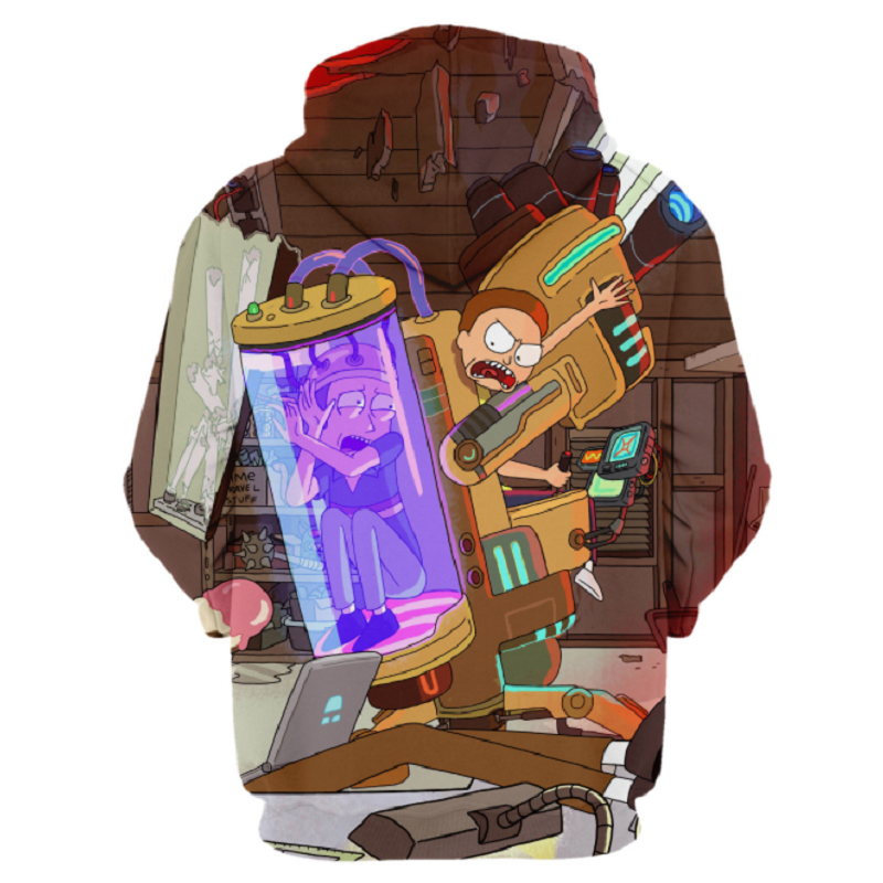 Rick and Morty Pullover Hoodie CSOS876