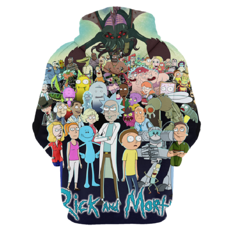 Rick and Morty Pullover Hoodie CSOS877