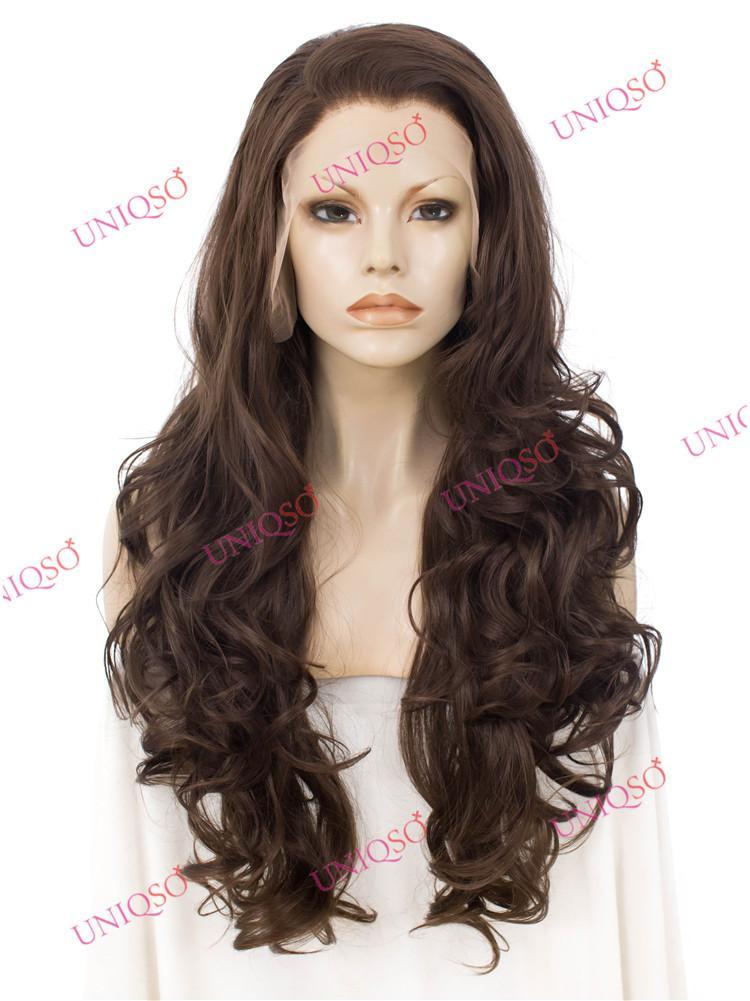 Premium Wig - Long & Loose Toasted brown Lace Frontal