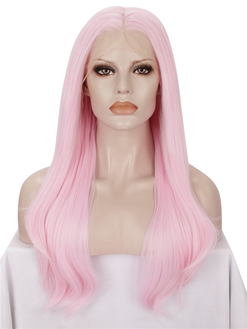 Premium Wig - UV Glow Auburn Mauve Lace Front
