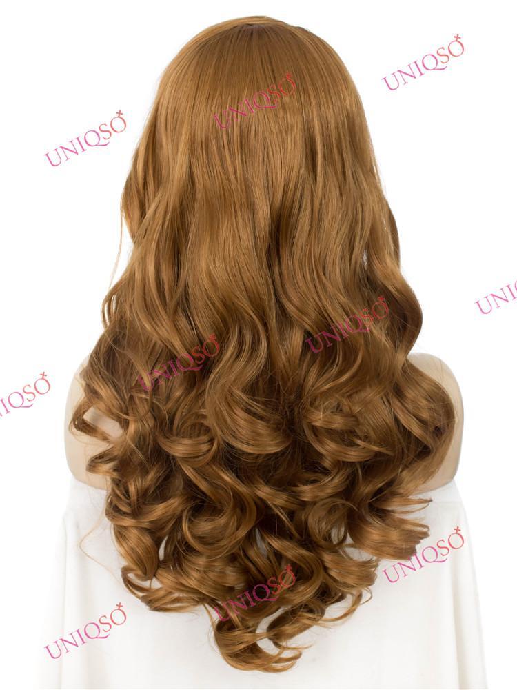 Premium Wig - Toffee-Blonde Romantic Curls Lace Front Wig