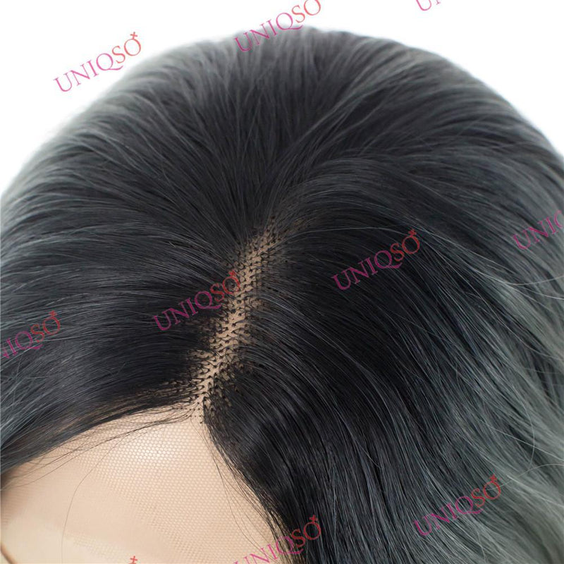 Premium Wig - Reverse Balayage Grey Wig