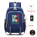 Marshmello Travel Backpack With USB Charging Port CSSO159