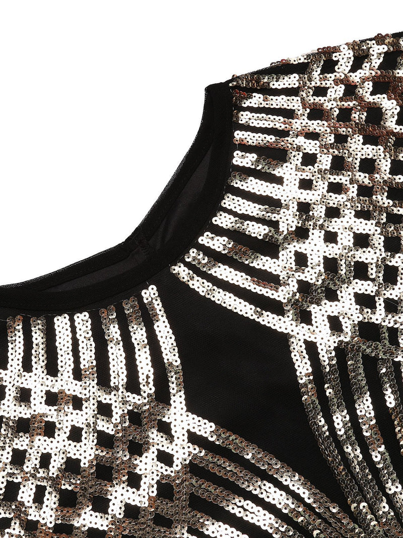 Sequined Fishtail Long Dress