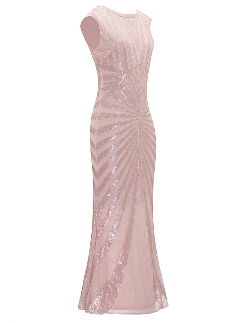 Luxury Sequin Fishtail Hem Dress