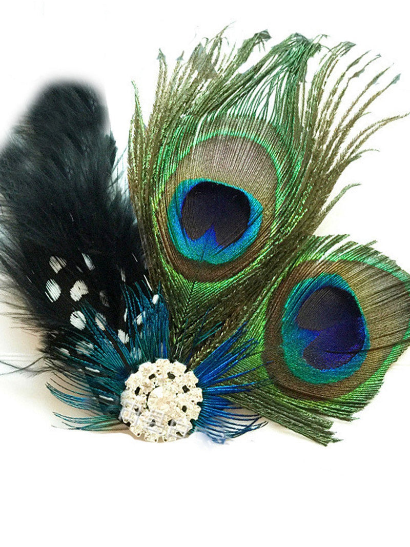 Peacock Feather Hairpin Hair Accessory