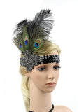 Peacock Feather Ball Party Indian Feather Headband