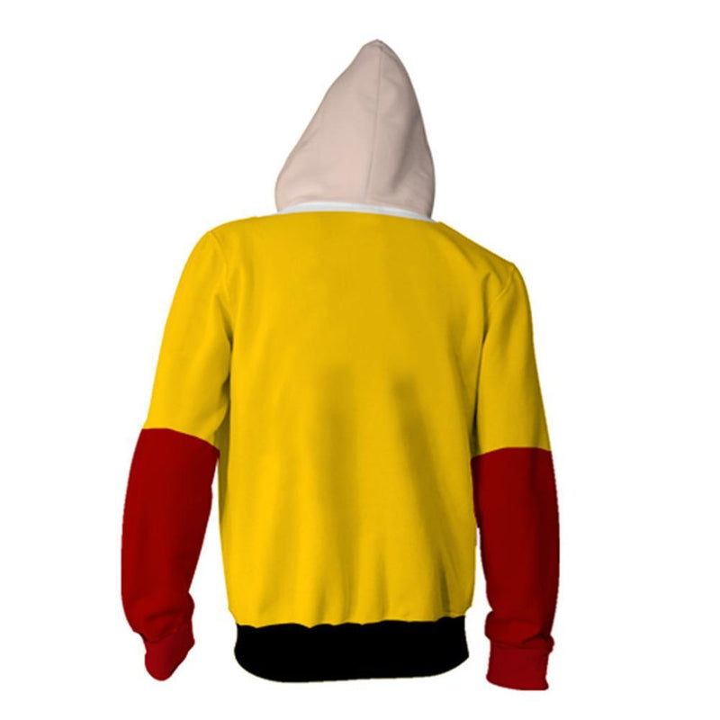 One Punch Man Hoodies - Japanese Anime Zip Up Hooded Sweatshirt CSSO047