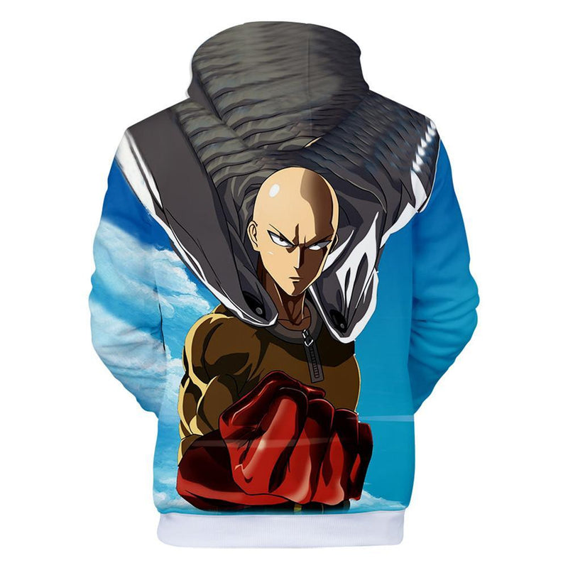 One Punch Man Hoodies - Saitama Pullover Hooded Sweatshirt CSSO057