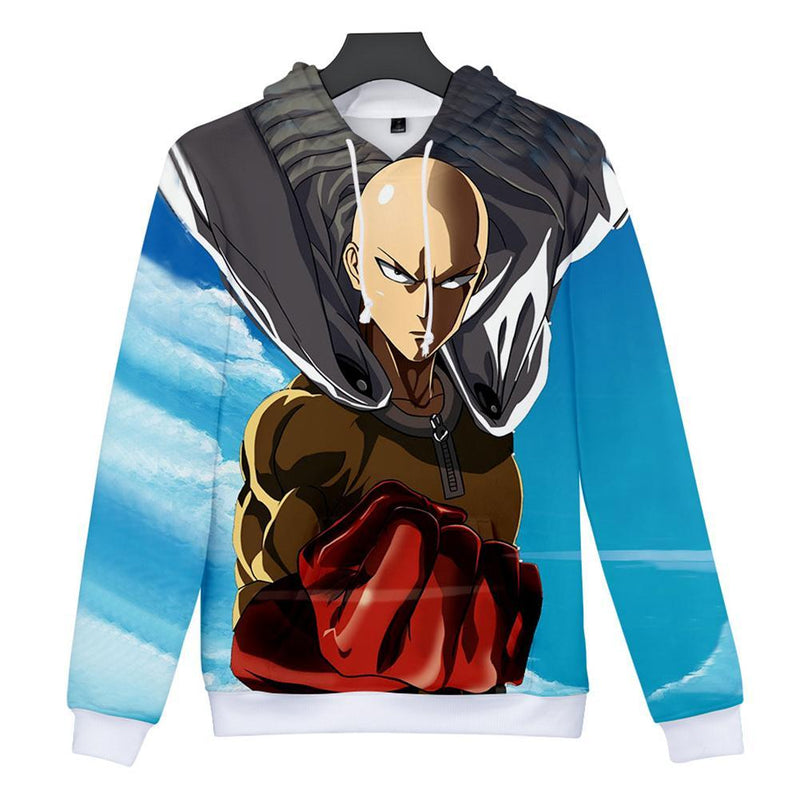 One Punch Man Hoodies - Saitama Pullover Hooded Sweatshirt CSSO057