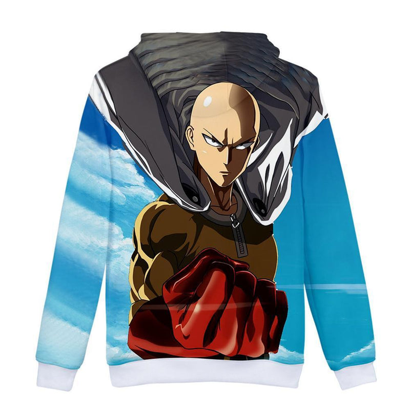 One Punch Man Hoodies - Saitama Pullover Hooded Sweatshirt CSSO057