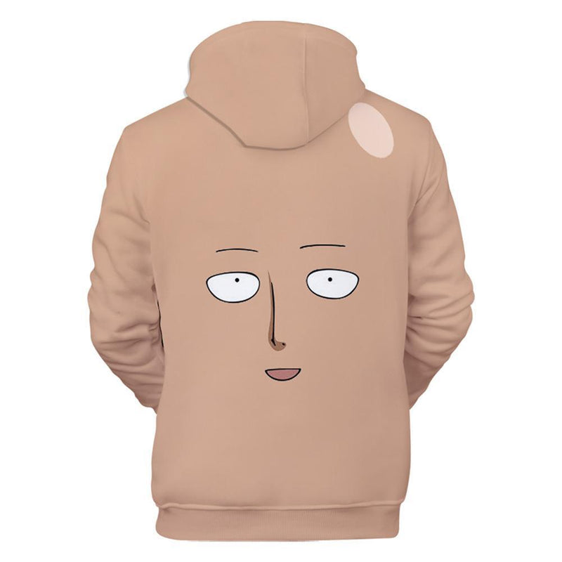 One Punch Man Hoodies - Saitama Drawstring Pullover Hoodie CSSO046