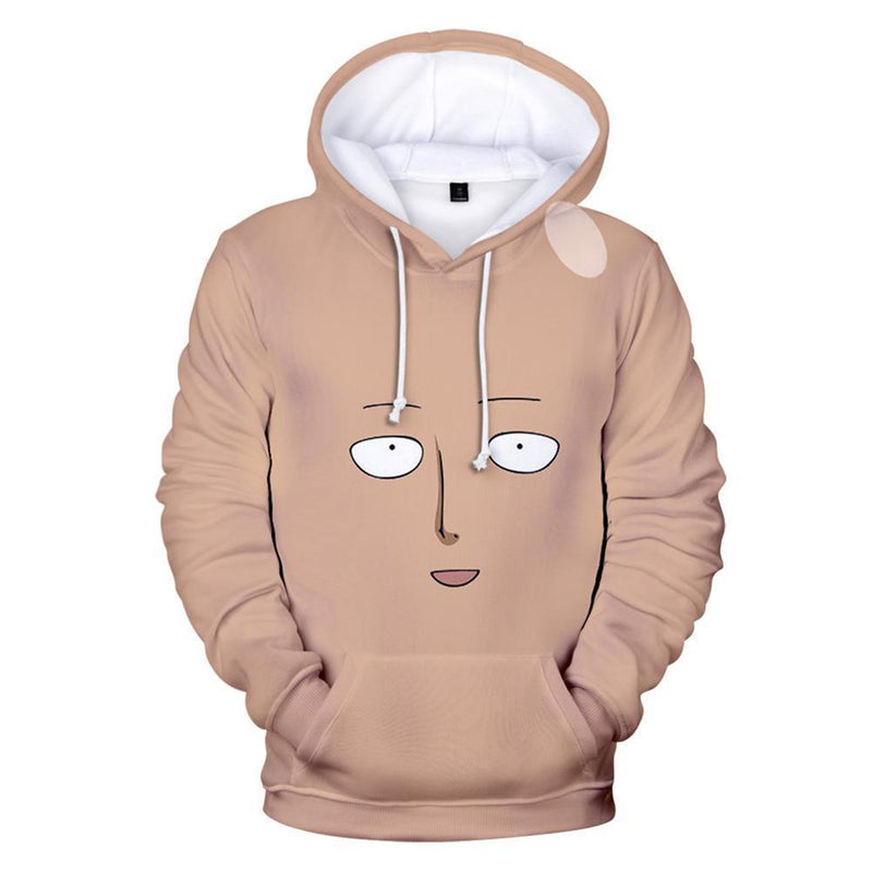 One Punch Man Hoodies - Saitama Drawstring Pullover Hoodie CSSO046