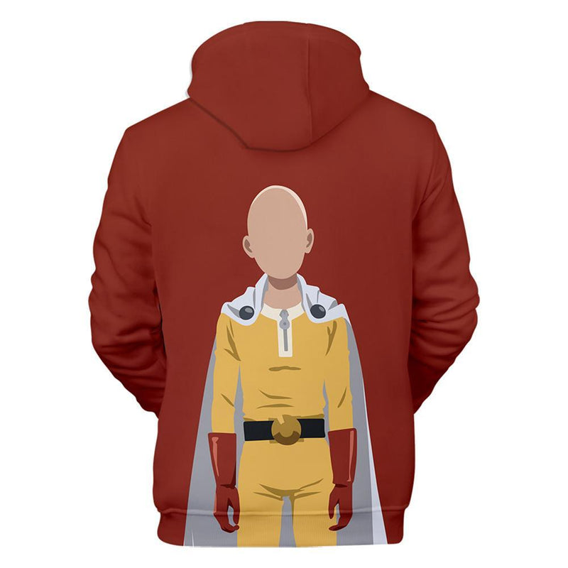 One Punch Man Hoodies - Saitama Pullover Hooded Sweatshirt CSSO044