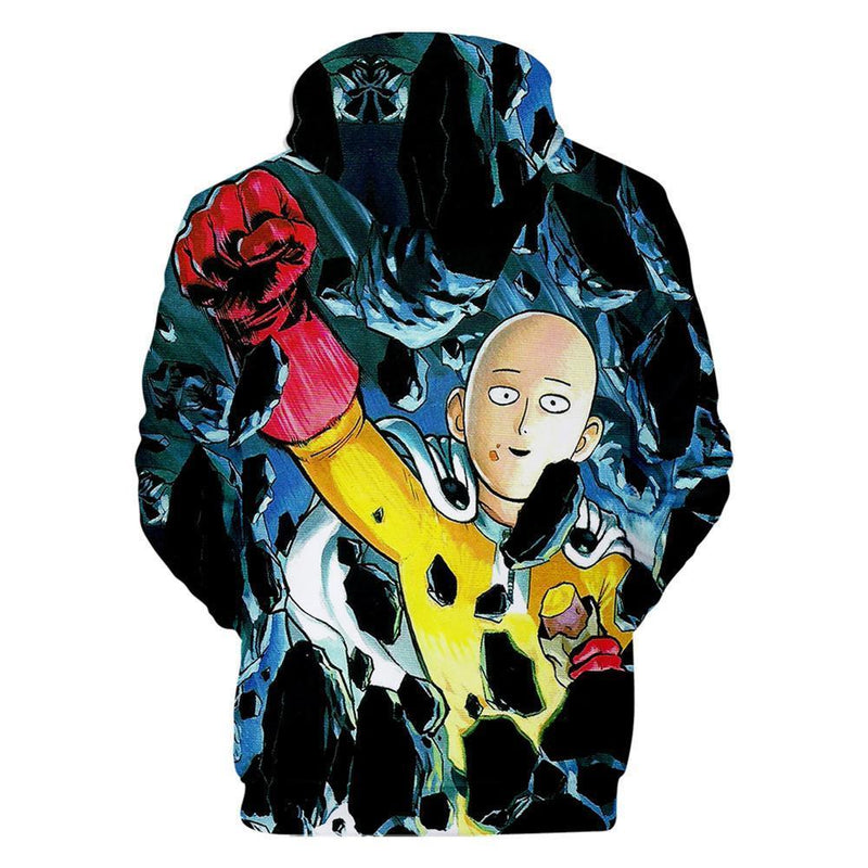 One Punch Man Hoodies - Saitama Pullover Hooded Sweatshirt CSSO039