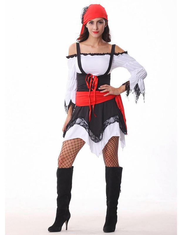 Sexy Women Pirate Halloween Party Stage Costume