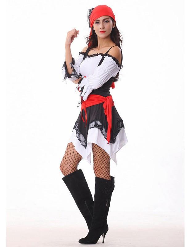 Sexy Women Pirate Halloween Party Stage Costume