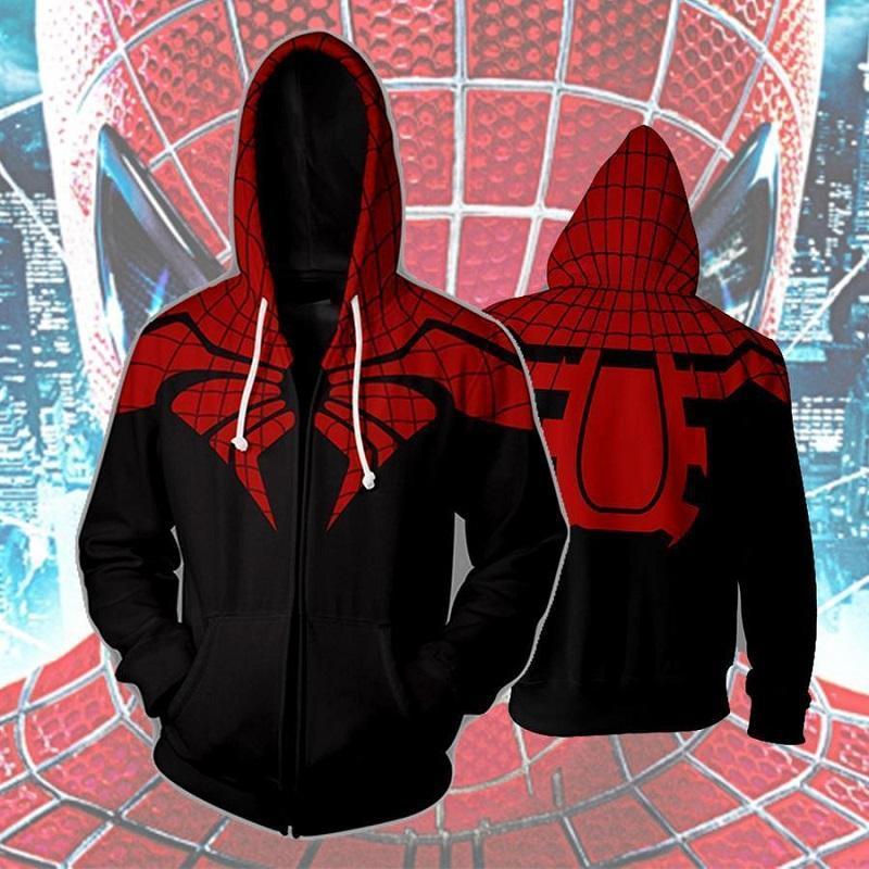 Spider-Man Hoodie - The Avengers Zip Up Hoodie CSOS611