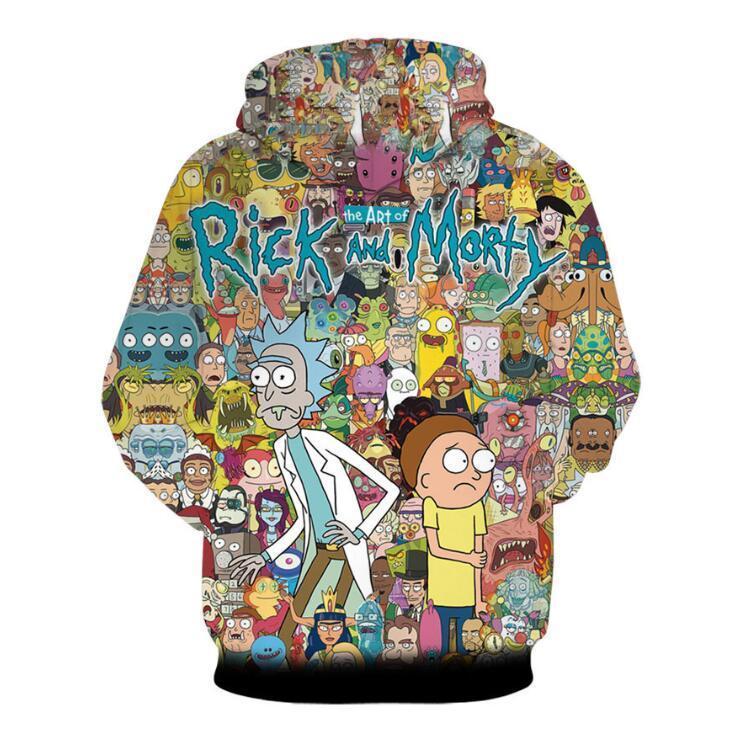 Rick and Morty Pullover Hoodie CSOS593