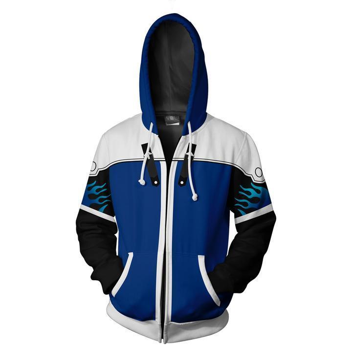 Kingdom Hearts Hoodie - Sora Wisdom Form Zip Up Hoodie CSOS581