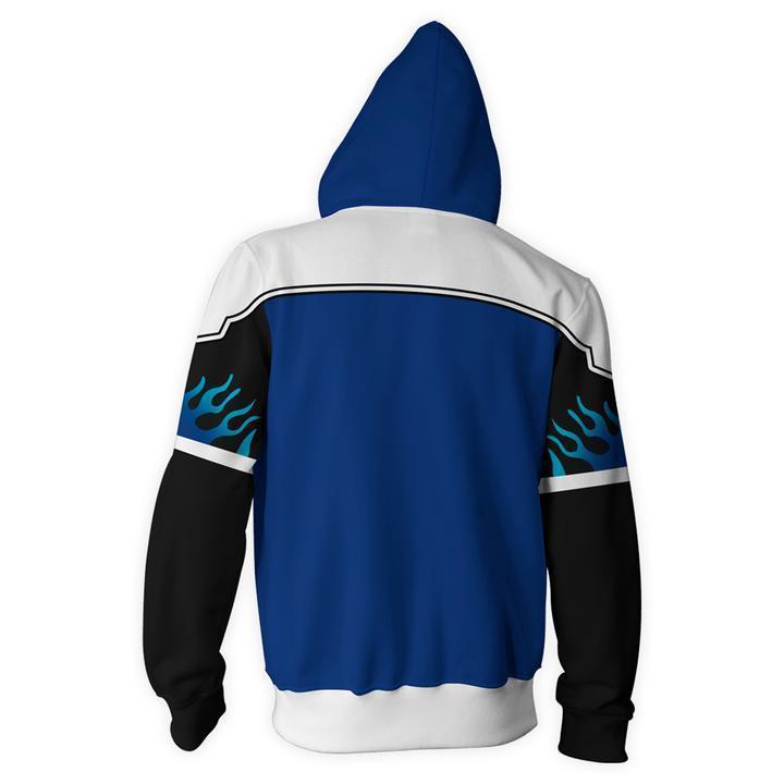 Kingdom Hearts Hoodie - Sora Wisdom Form Zip Up Hoodie CSOS581