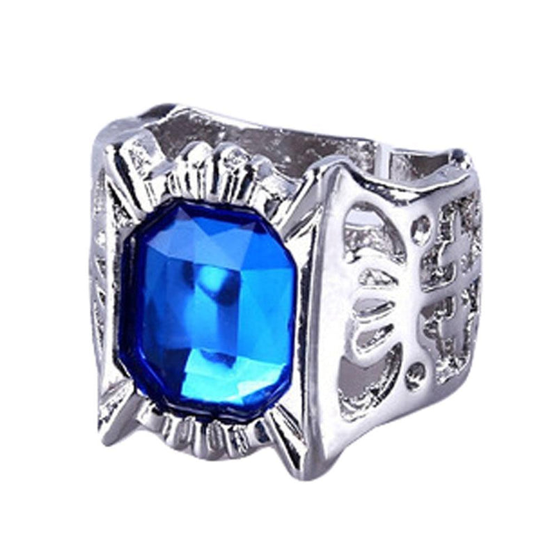 Black Butler Rings - Blue Stone Silver Ring
