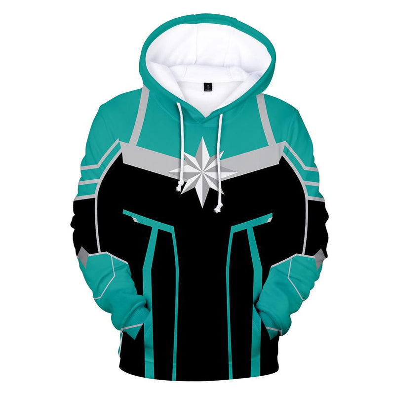 Captain Marvel Hoodie - Carol Danvers Pullover Hoodie CSOS903