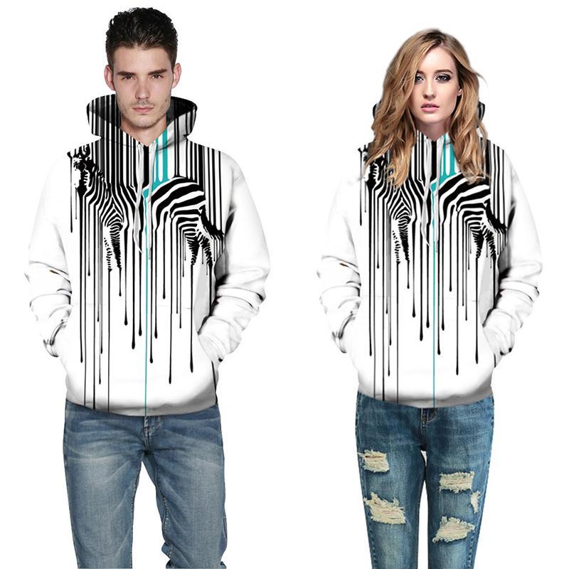 3D Print Hoodie - Oil Painting Pullover Hoodie CSS005