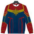 Captain Marvel Sweatshirt - Carol Danvers Sweatshirt CSOS914