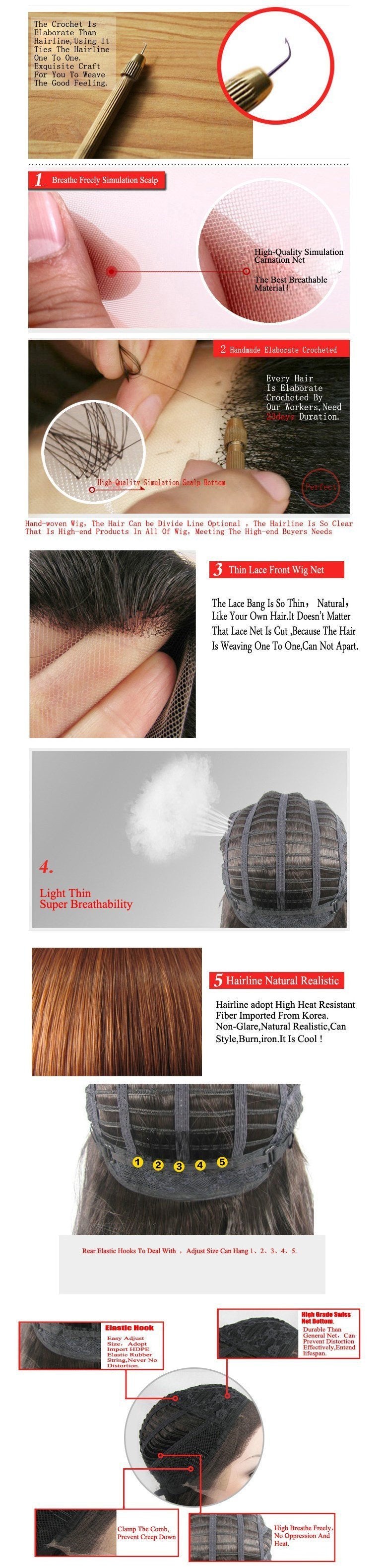 Premium Wig - Latte-Ombre Lace Front Wig